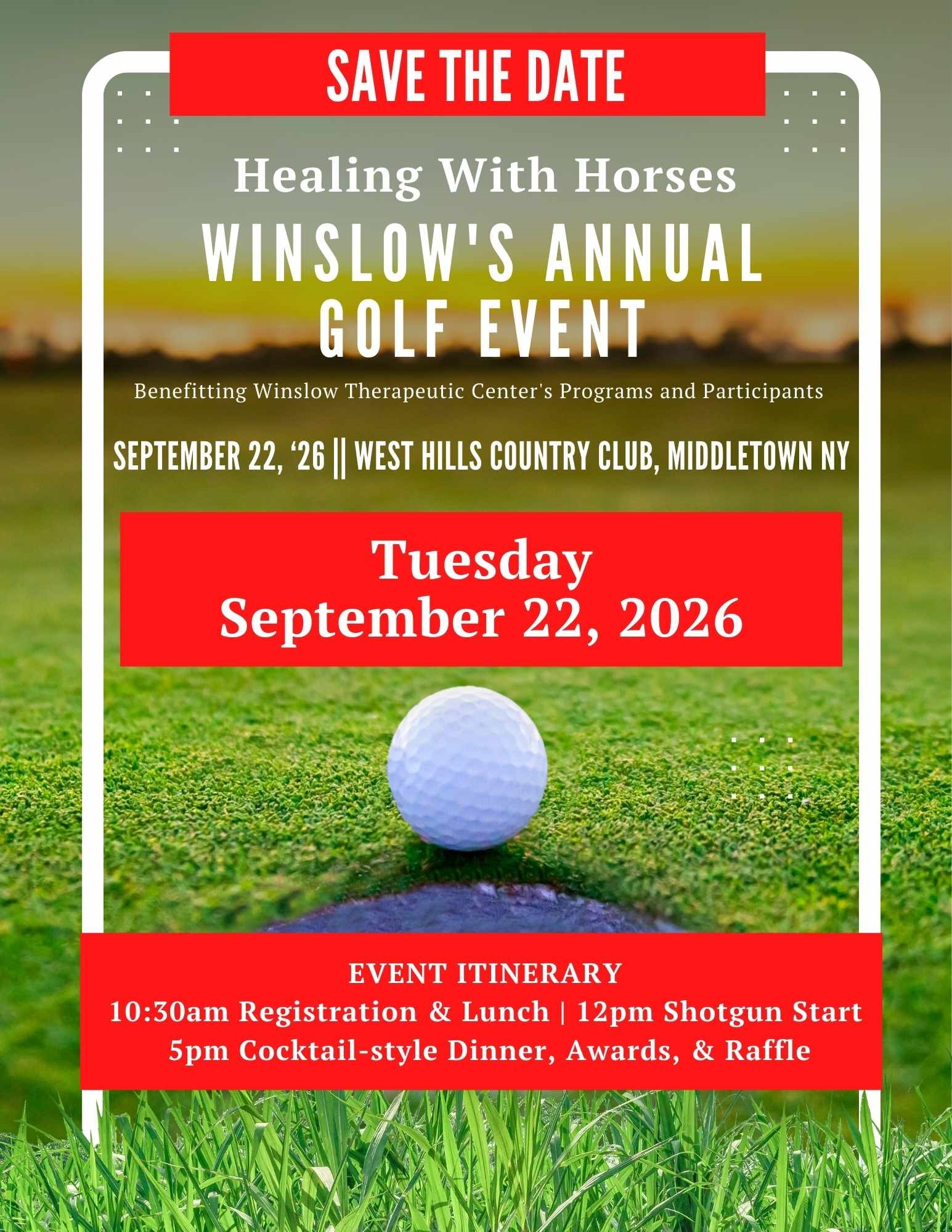 Green Minimalist Annual Golf Tournament Flyer – 2